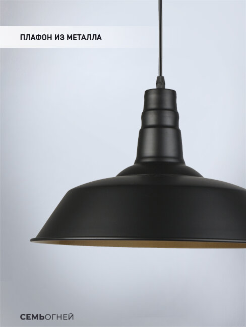 Подвесной светильник Wedo Light Kiarano WD3503/1P-BK-GD