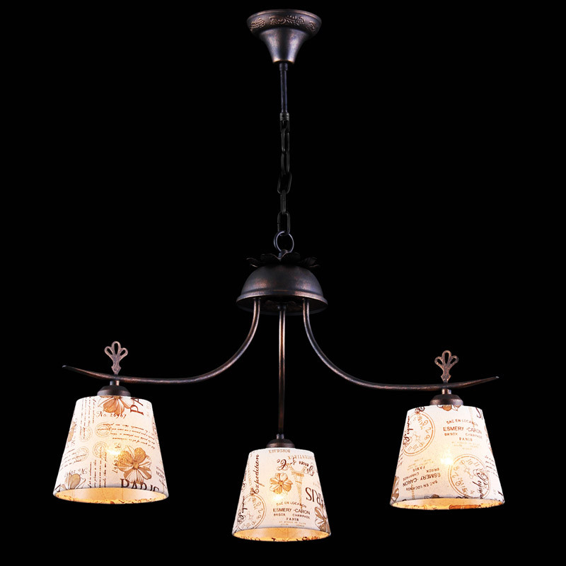 Подвесная люстра Natali Kovaltseva ALPS 11430/3С BROWN GOLD