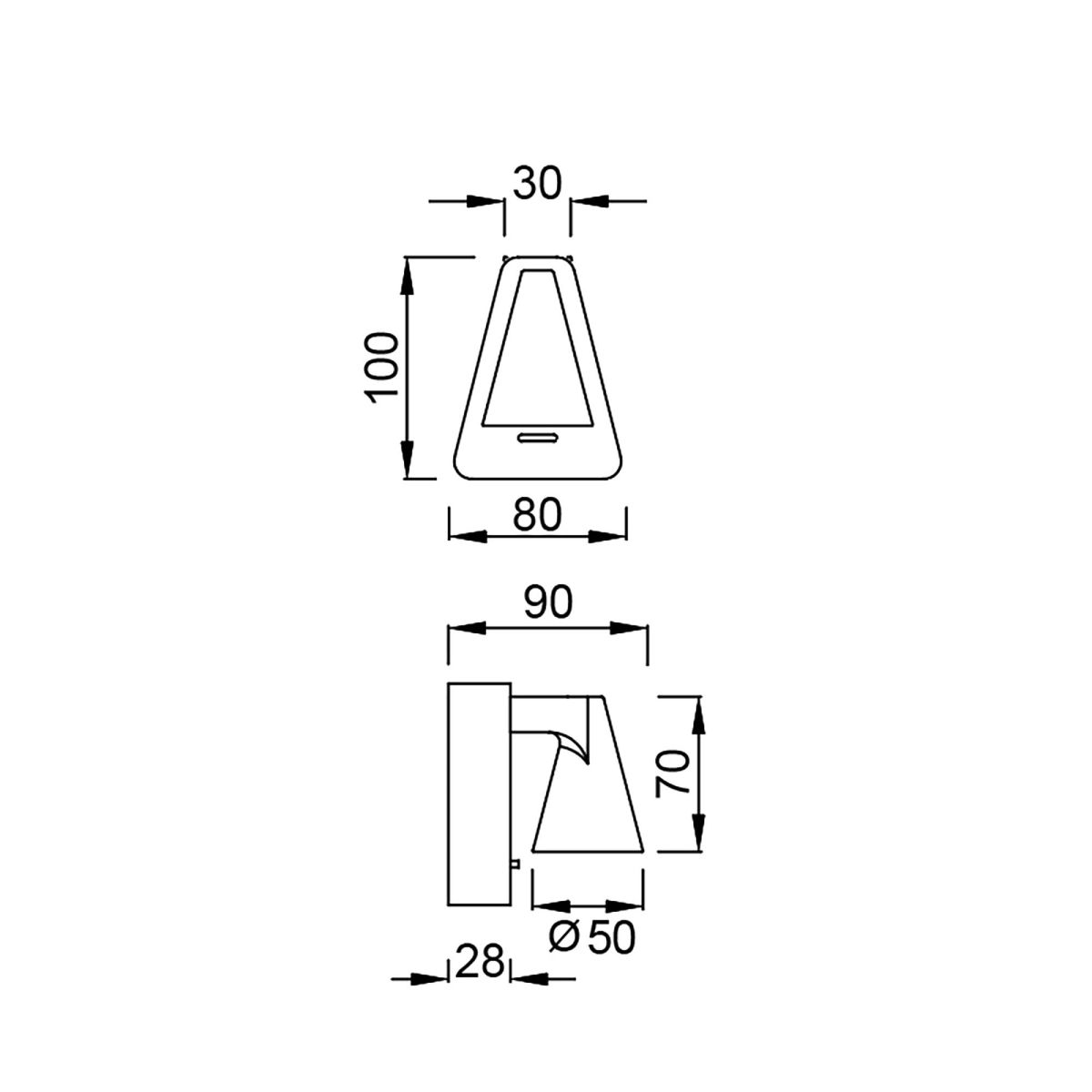 Настенный светильник Mantra Africa 9411