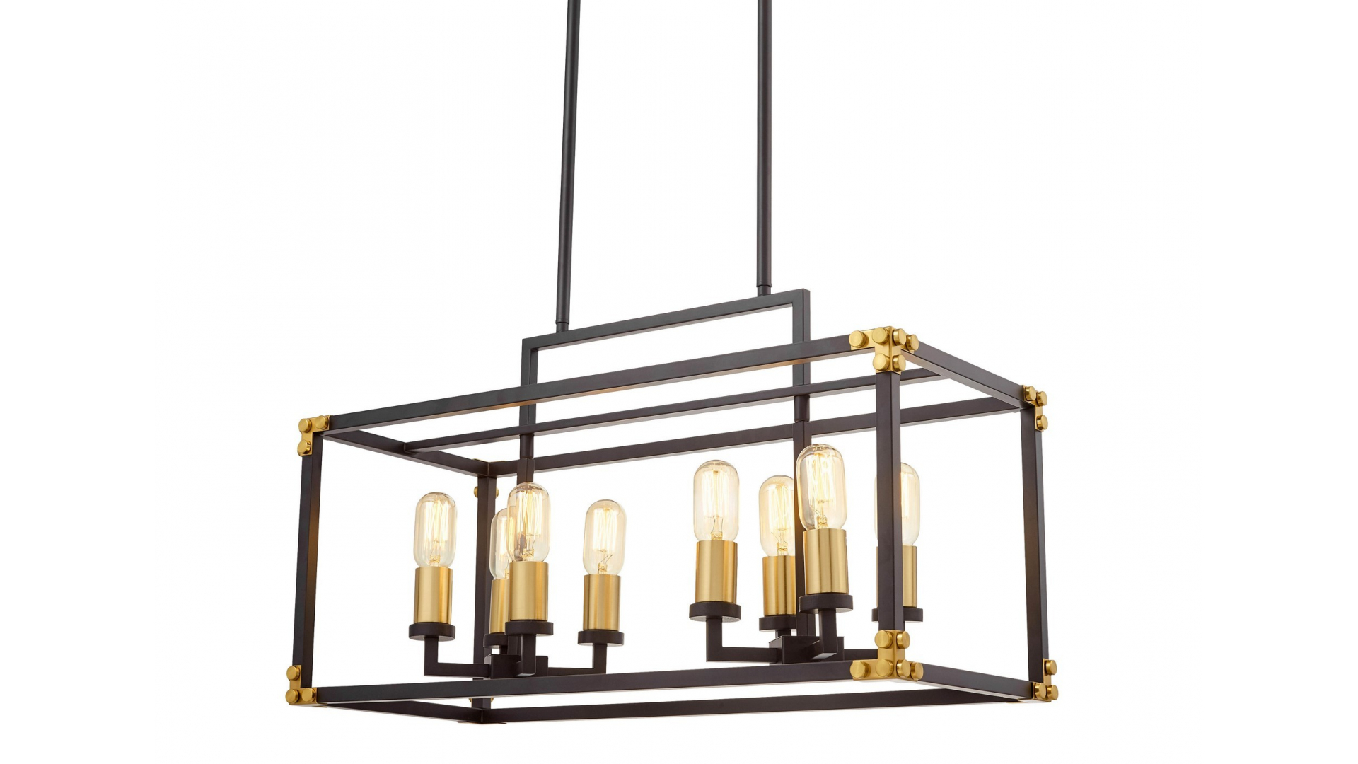 Подвесная люстра Lumina Deco Waldorf LDP 1140-8 BK+MD