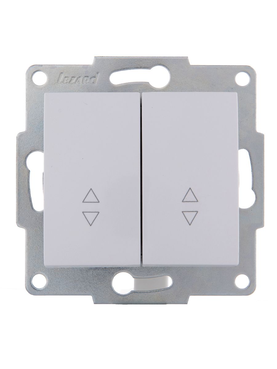 Выключатель проходной двойной Lezard Karina 707-0288-106