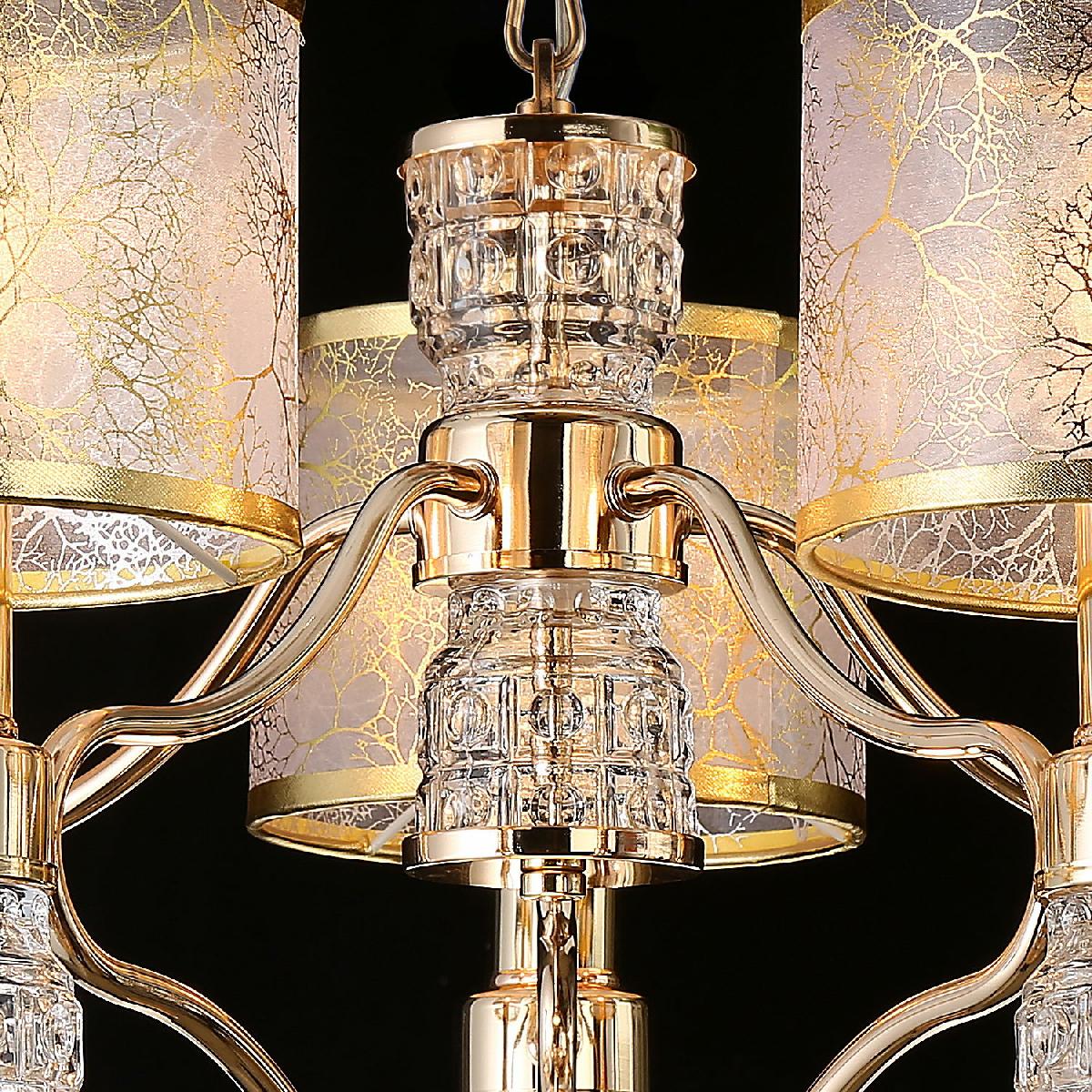 Подвесная люстра Illumico IL6216-5P-27 GD