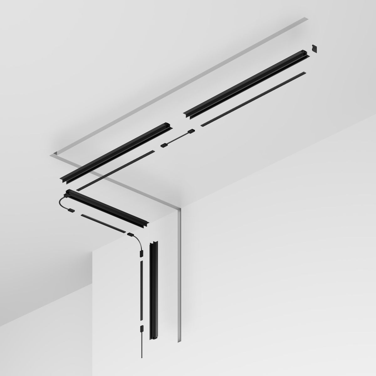 Профиль для уличной трековой системы Maytoni Exility IP O-TR002ED-P-B3M