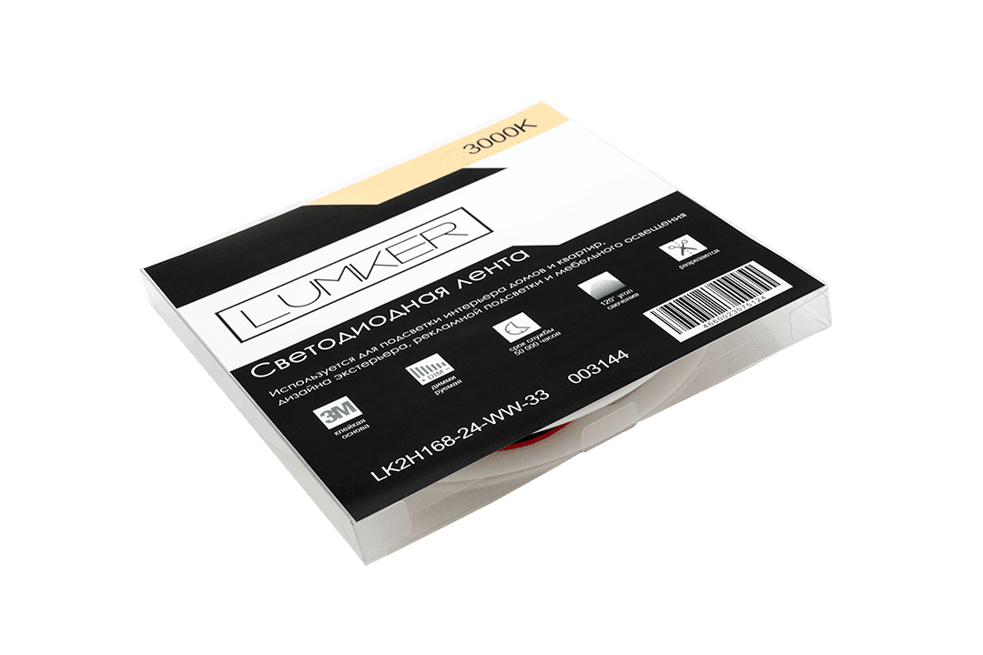 Светодиодная лента Lumker LK2H168-24-WW-33 003144