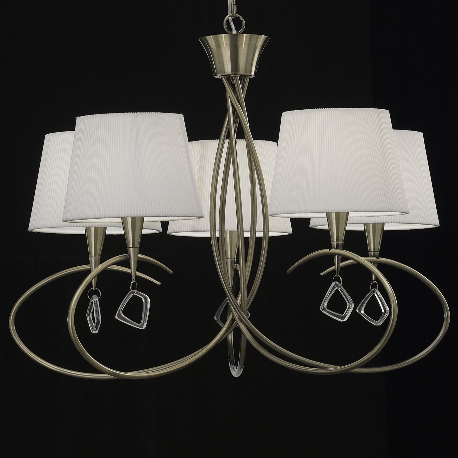 Подвесная люстра Mantra Mara Antique Brass 1621