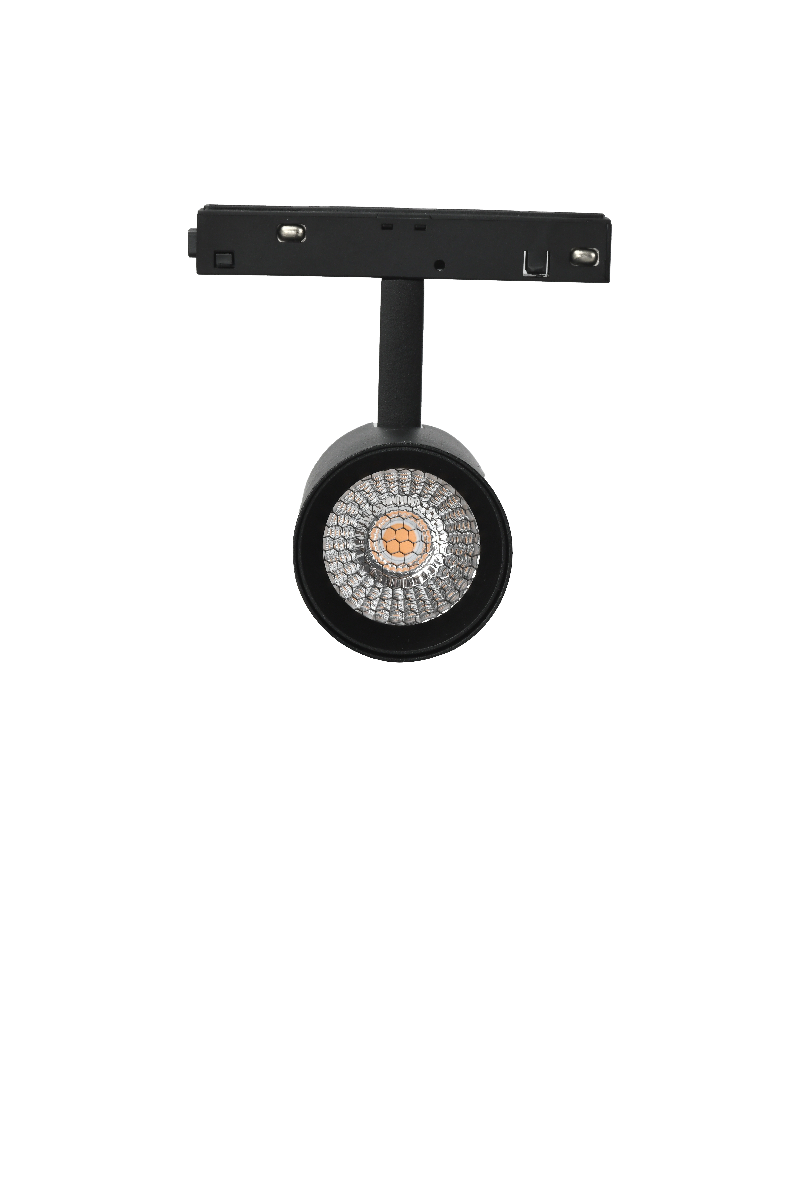Трековый магнитный светильник iLedex Vision 4822-006-D55-18W-38DG-4000K-BK
