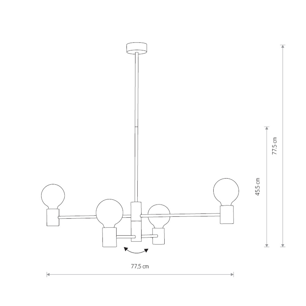 Люстра на штанге Nowodvorski Radius 7931