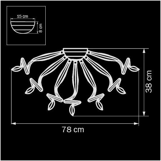 Потолочная люстра Lightstar Medusa 890090