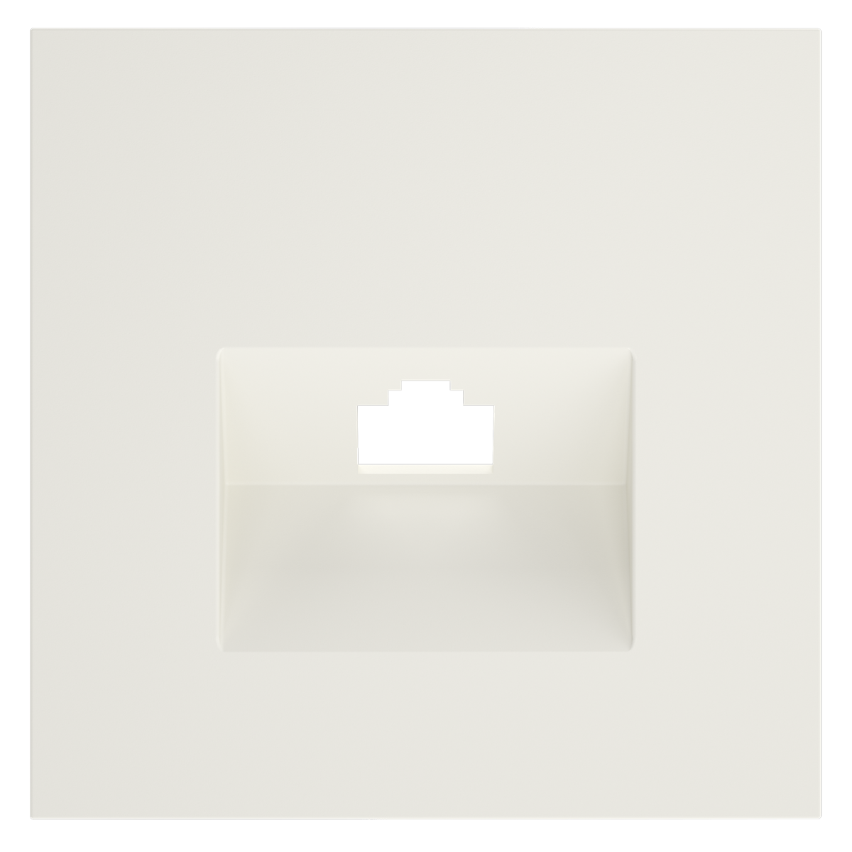 Накладка для розетки компьютерной RJ45 кат.6 Voltum S70 (хлопок) VLS001313