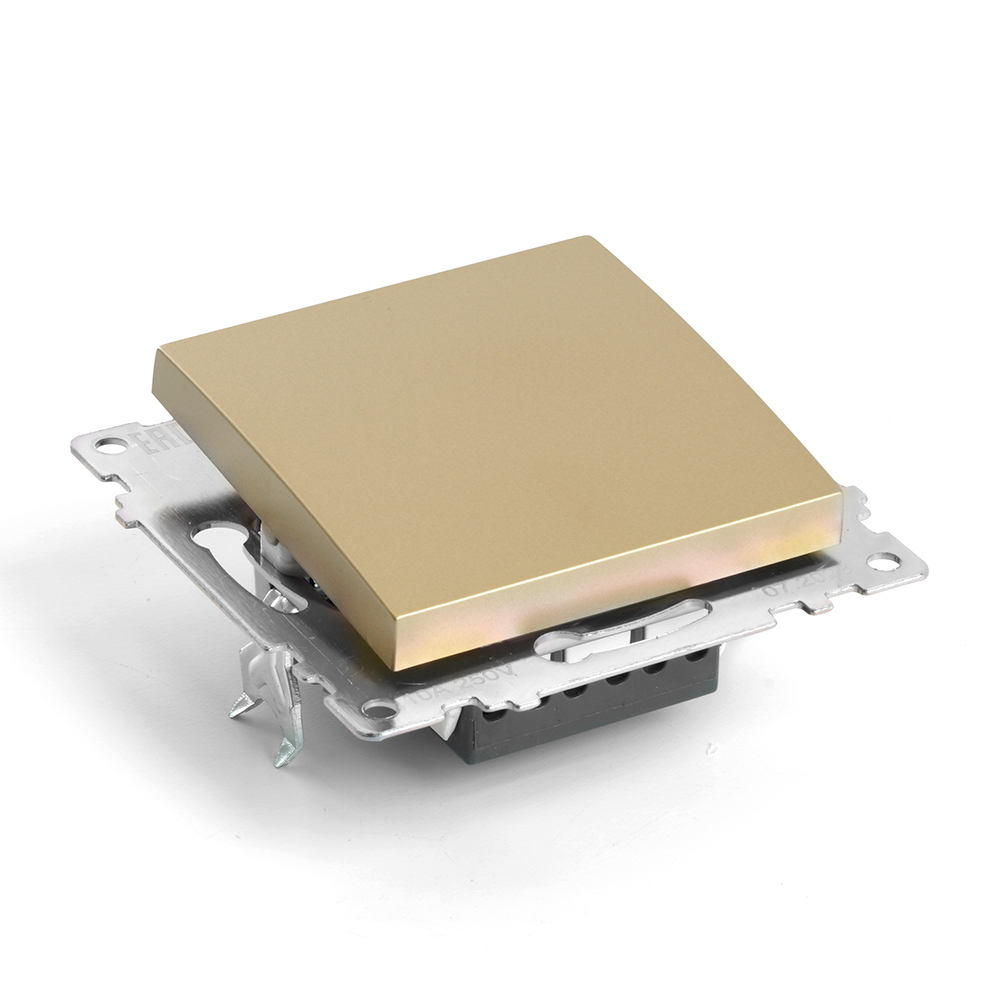 Выключатель 1-клавишный Stekker Катрин GLS10-7103-08 49213