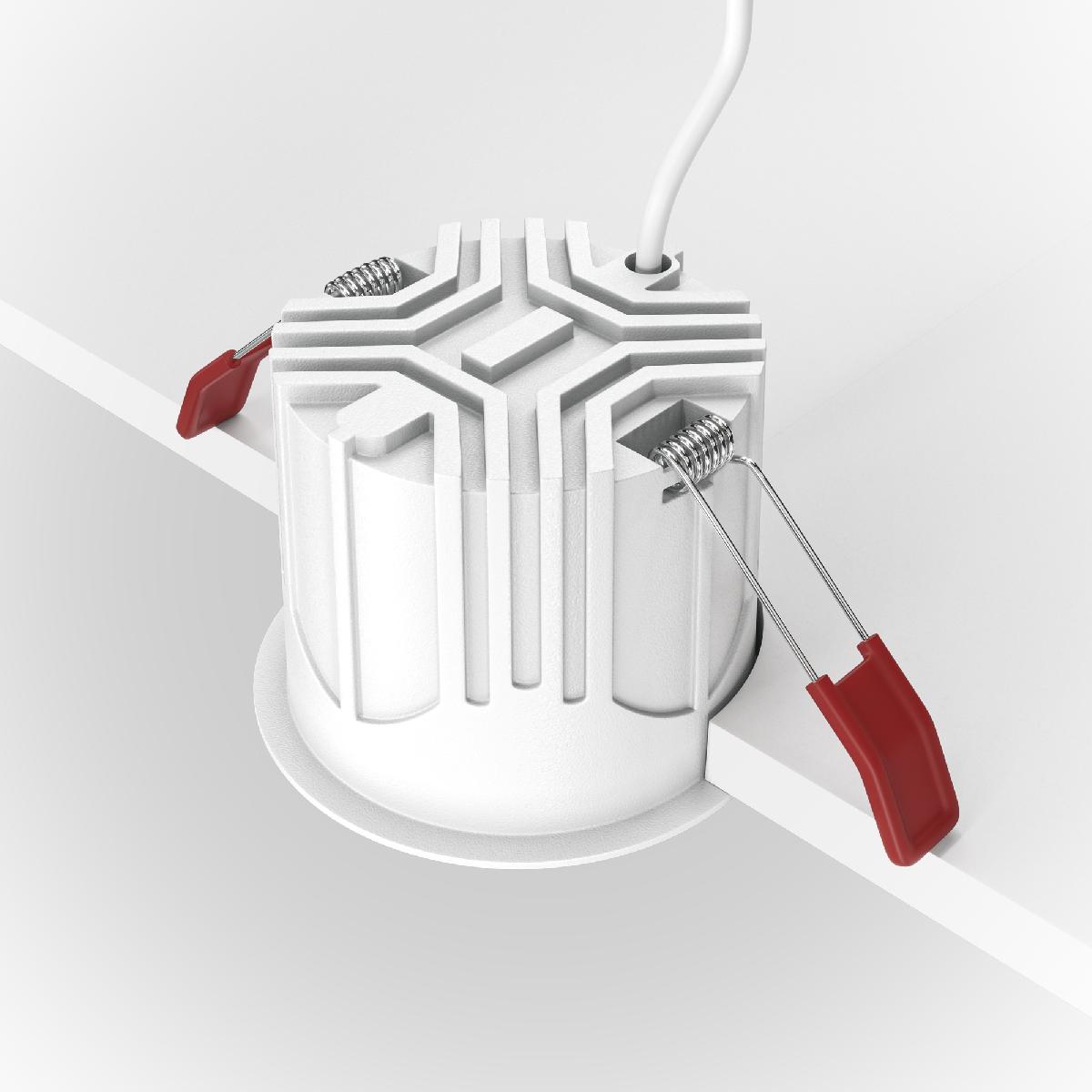 Встраиваемый светильник Maytoni Technical Alfa LED DL043-01-15W4K-D-RD-W