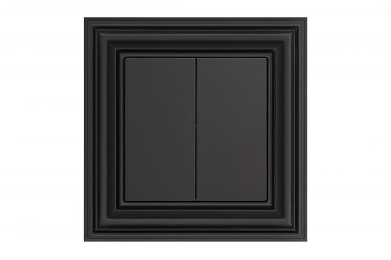 Выключатель двухклавишный Liregus Retro 29-207