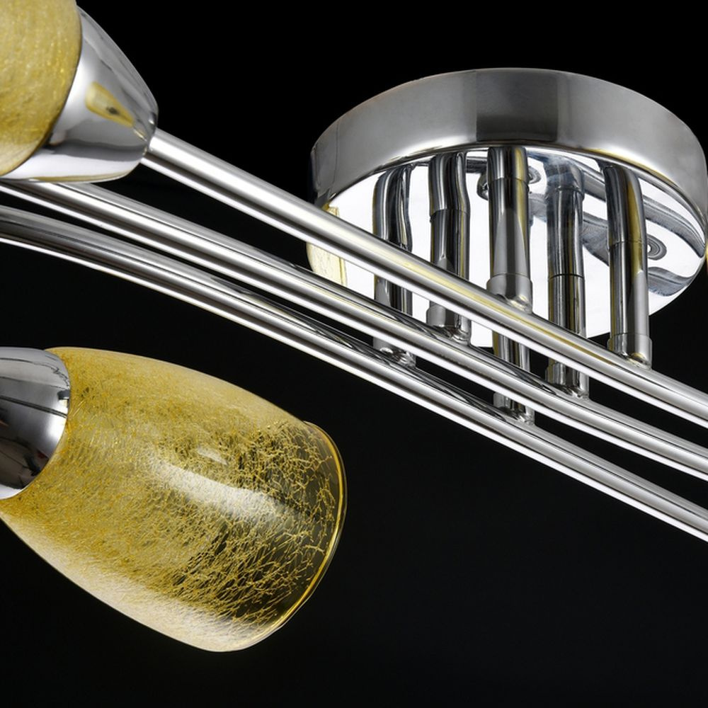 Потолочная люстра Freya Flash FR5104-CL-06-YE