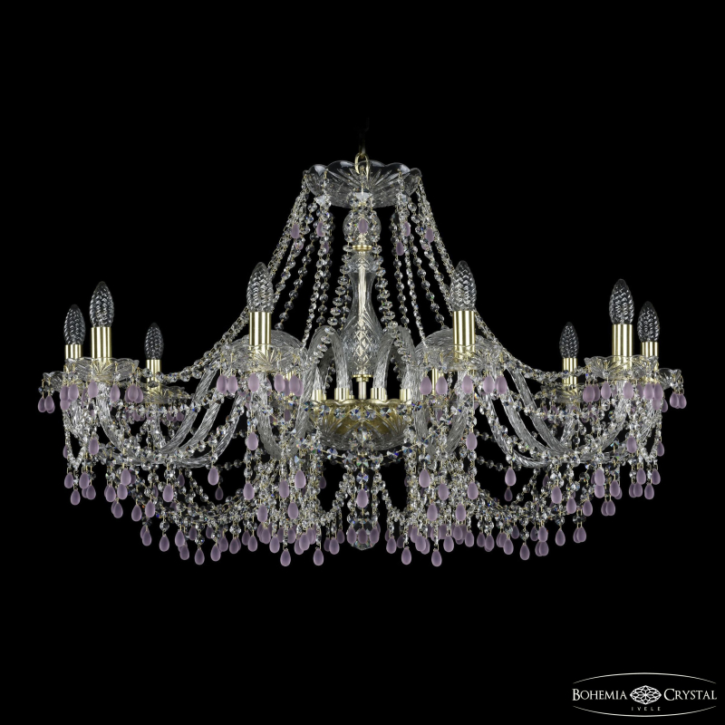 Подвесная люстра Bohemia Ivele Crystal 1410/10/360 G V7010