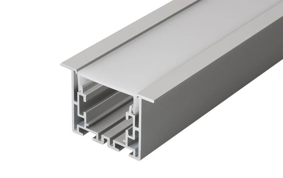 Профиль с экраном Arlight S2-LINIA55-F-2500 ANOD+OPAL 021176