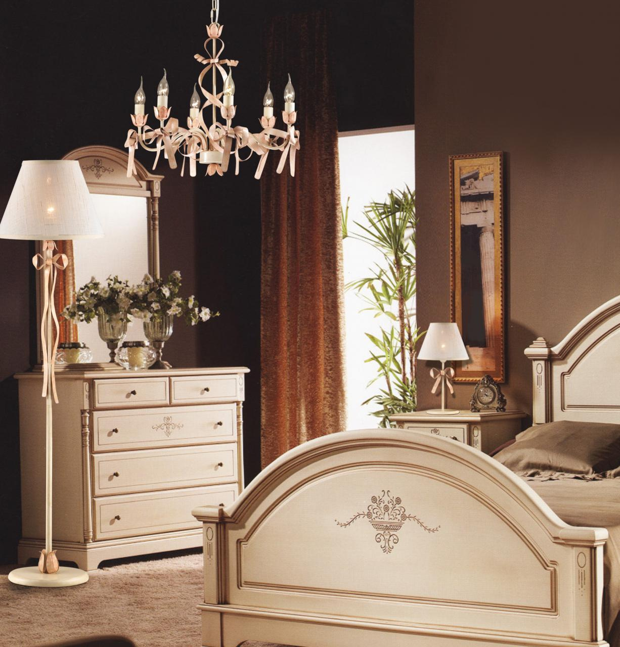 Настольная лампа прованс Odeon Light Esteli 2527/1T