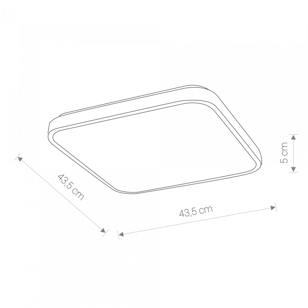 Потолочный светильник Nowodvorski Agnes Square Led 8137