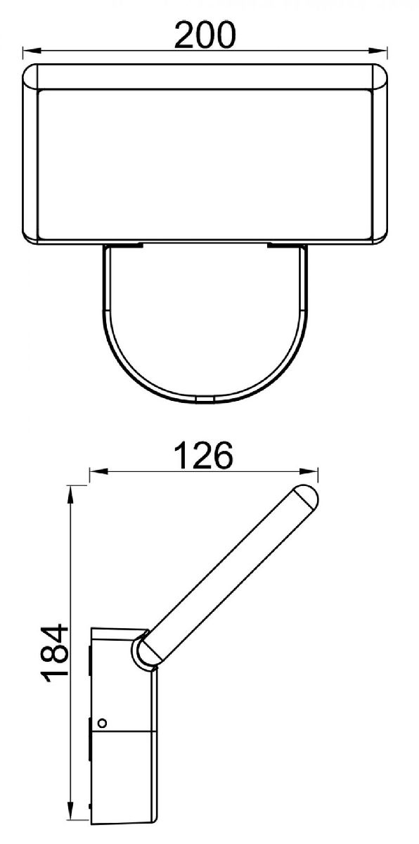 Уличный настенный светильник Deko-Light Alkes 731138