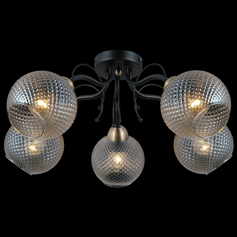 Потолочная люстра Illumico IL0190-5CSQ-79 BK AB