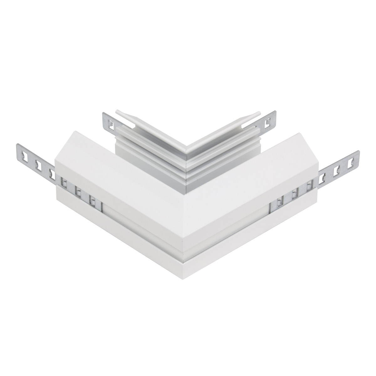 Угловой соединитель с закладным профилем AM Group AM540 WH SMART