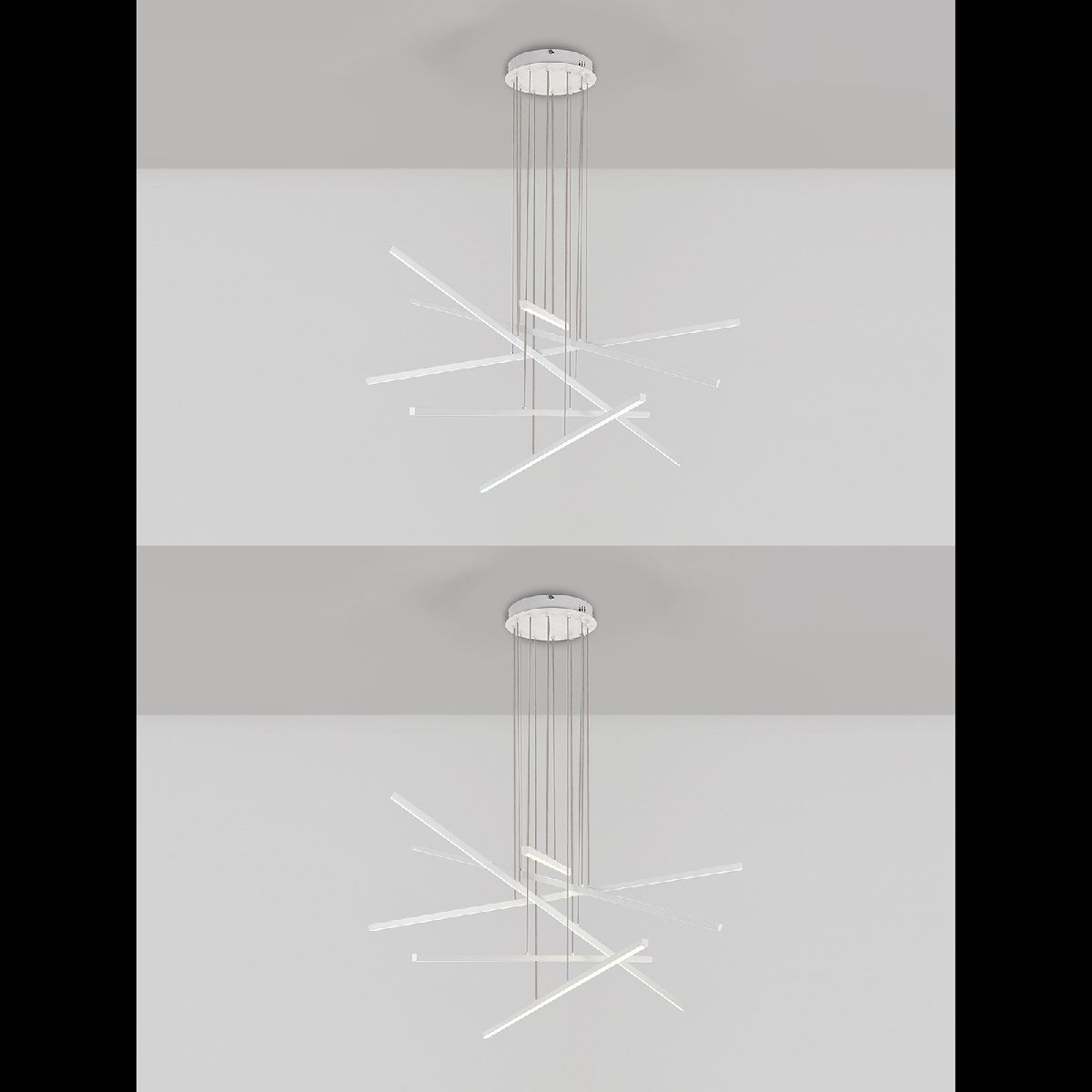 Подвесная люстра Natali Kovaltseva Line LED LAMPS 81106/6C