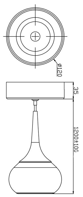 Подвесной светильник Deko-Light Elena 342087