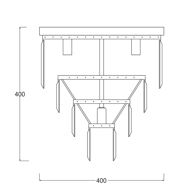 Потолочная люстра Zumaline Amedeo FC17106/4+1 -GLD