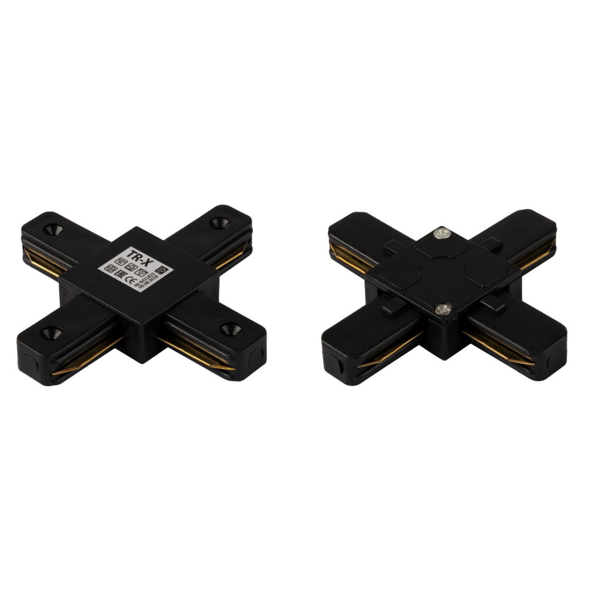 Х-образный соединитель для однофазного шинопровода IMEX TR-X BK