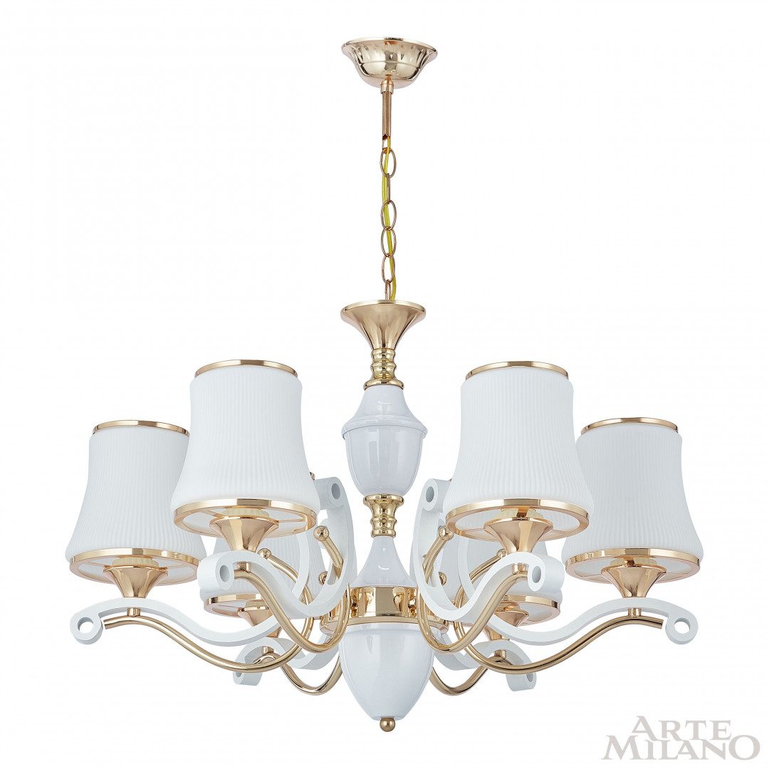 Подвесная люстра Arte Milano Florentia-3987 303987/6 Wh/Gd