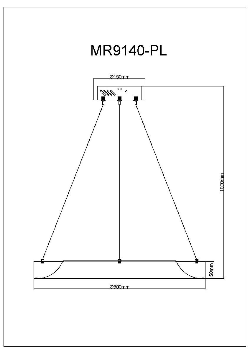 Подвесной светильник Myfar Elara MR9140-PL