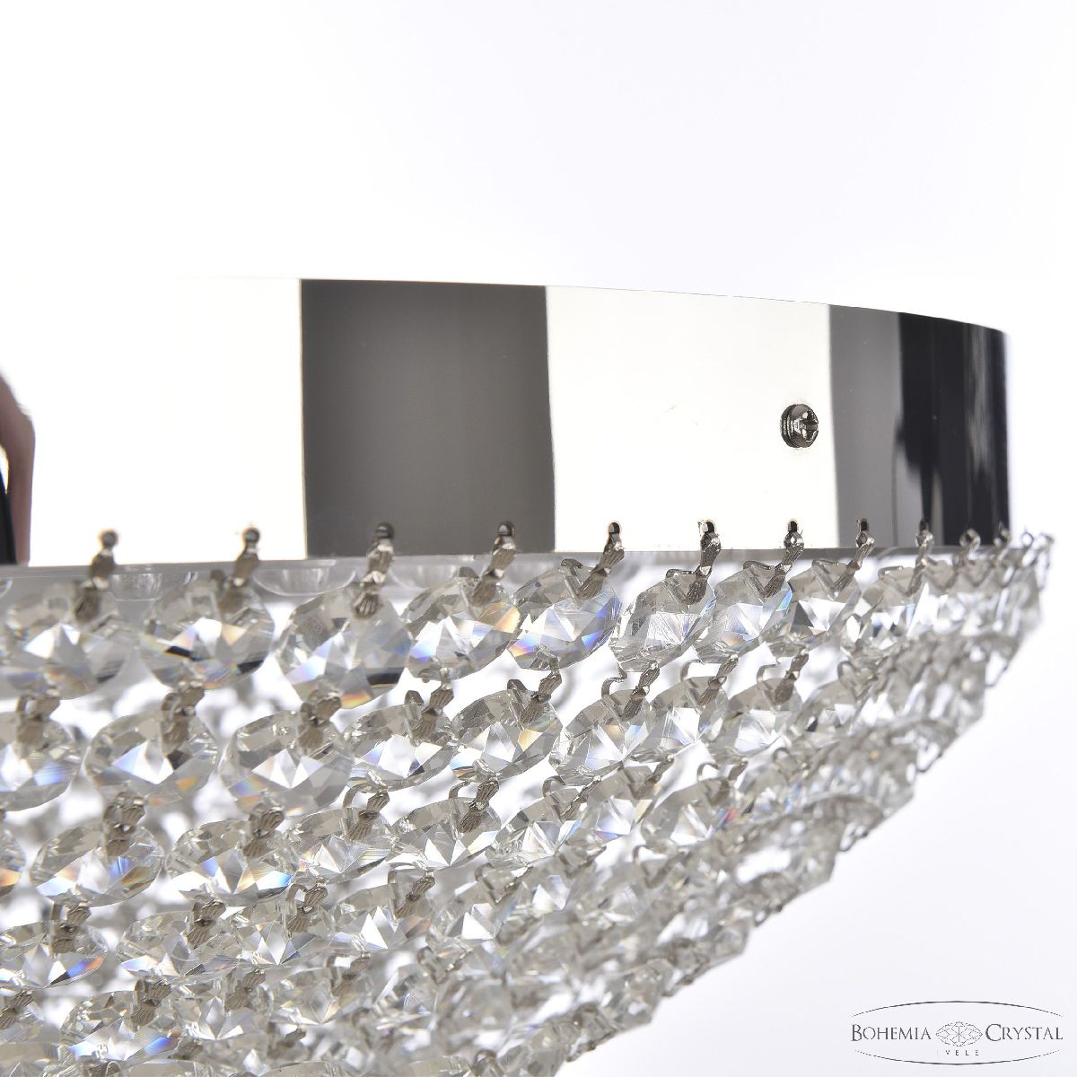 Потолочная люстра Bohemia Ivele Crystal 19321/35NZ/LED-DIM Ni