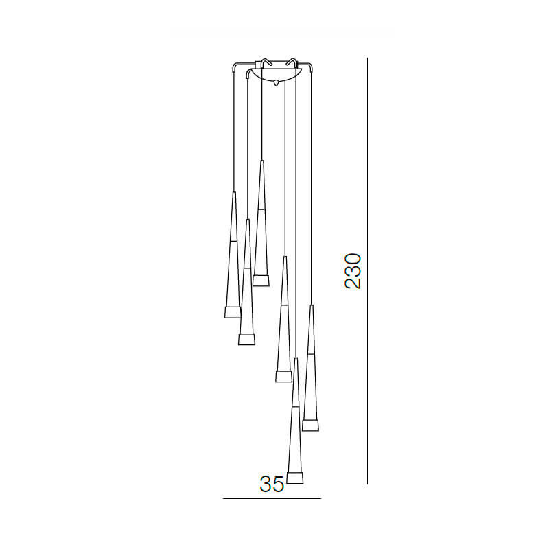 Подвесной светильник Azzardo Brina 6 AZ0934