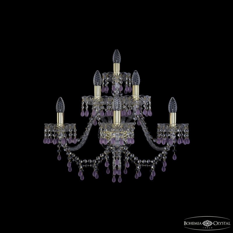 Бра Bohemia Ivele Crystal 1410B/3+2+1/240/XL G V7010