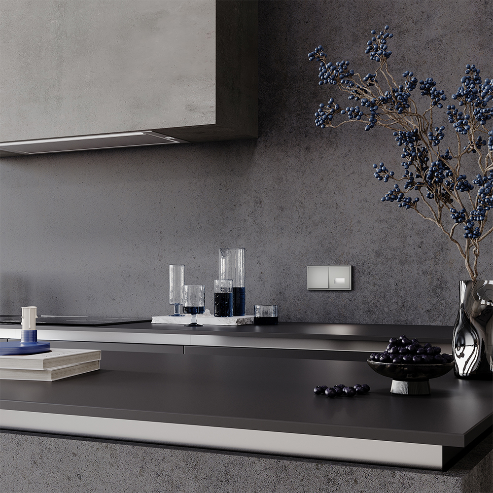 Рамка на 2 поста Voltum S70 VLS100205 (сталь)