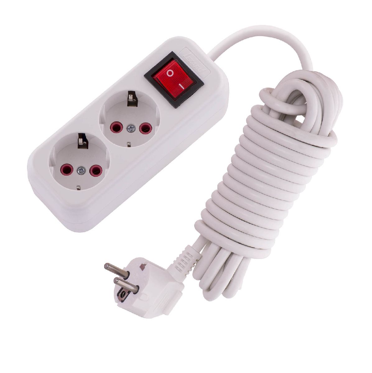 Удлинитель с/з с выключателем Lezard Lila 720-0205-202