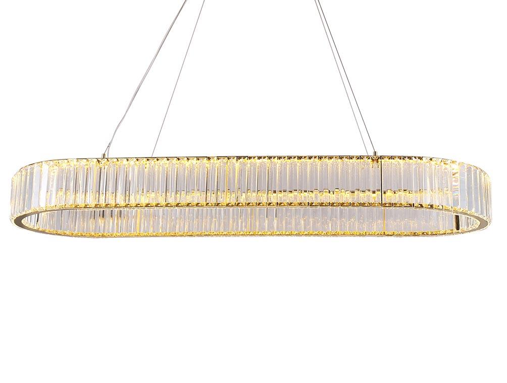 Подвесной светодиодный светильник Newport 8445/120 oval gold М0065054