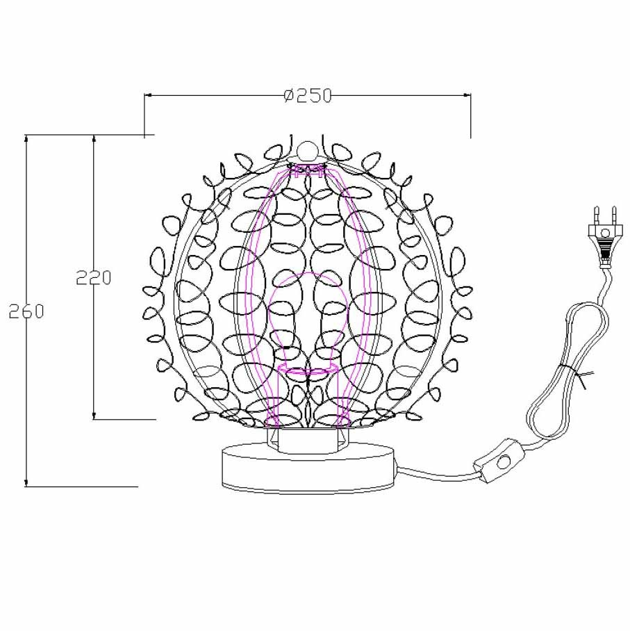 Настольная лампа Lucide Noon 08502/25/12