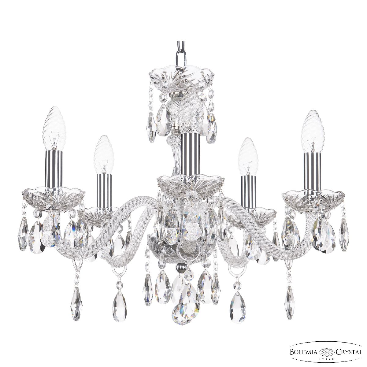 Подвесная люстра Bohemia Ivele Crystal 117/5/165 Ni