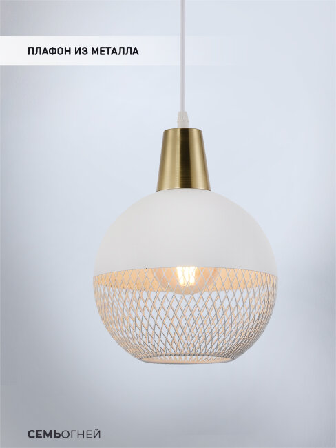 Подвесной светильник Wedo Light Gazania WD4001/1P-CO-WT