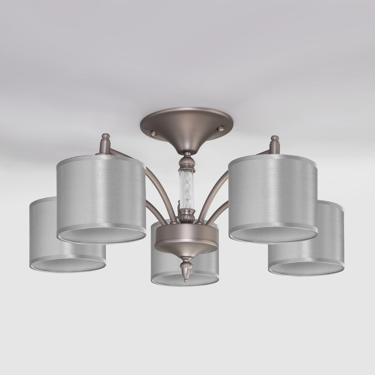 Потолочная люстра Eurosvet Adagio 60080/5 сатин-никель