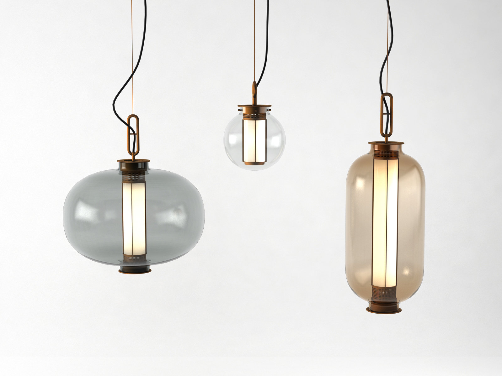 Подвесной светильник Delight Collection Bia 10082P/C amber