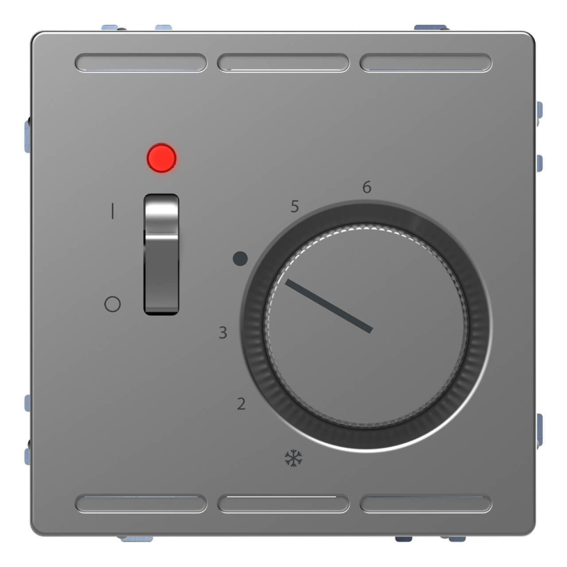 Терморегулятор Schneider Electric Merten D-Life с центральной платой с выключателем 230V MTN5760-6036