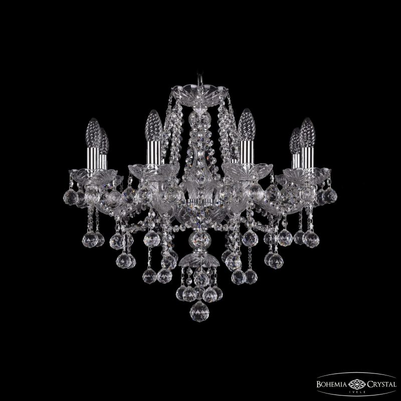 Подвесная люстра Bohemia Ivele Crystal 1415/8/200 Ni Balls