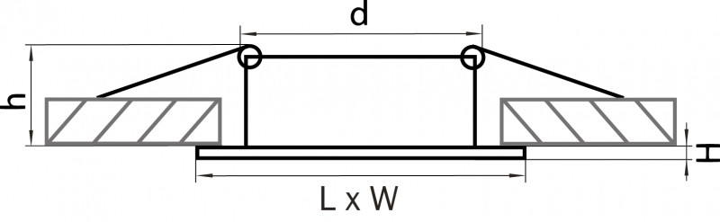 Встраиваемый светильник Lightstar Lega Qua 011034