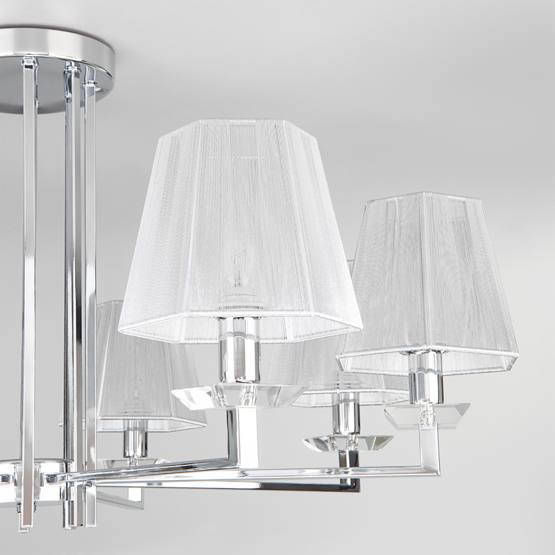 Потолочная люстра Eurosvet Alegria 60125/8 хром Smart (60114/8)