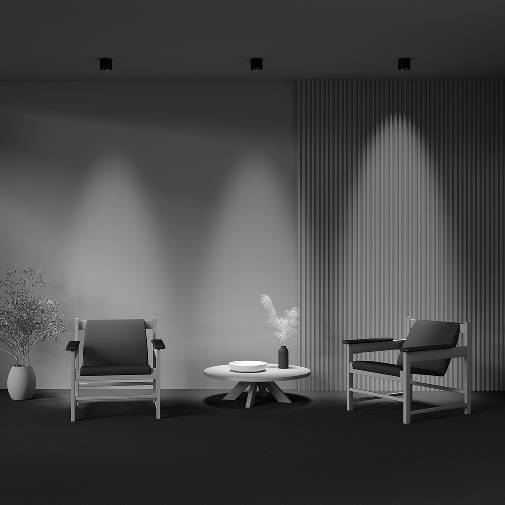 Накладной светильник Maytoni Lens C217CL-15W4K-B