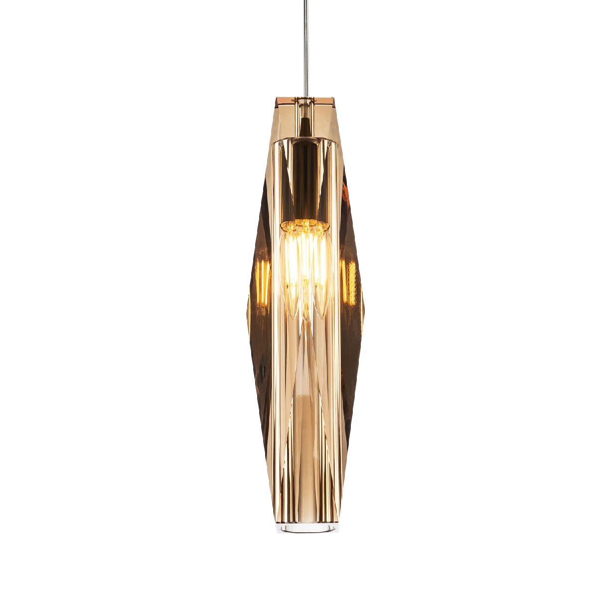 Подвесной светильник хрустальный Modelux ML.88950.1 AM