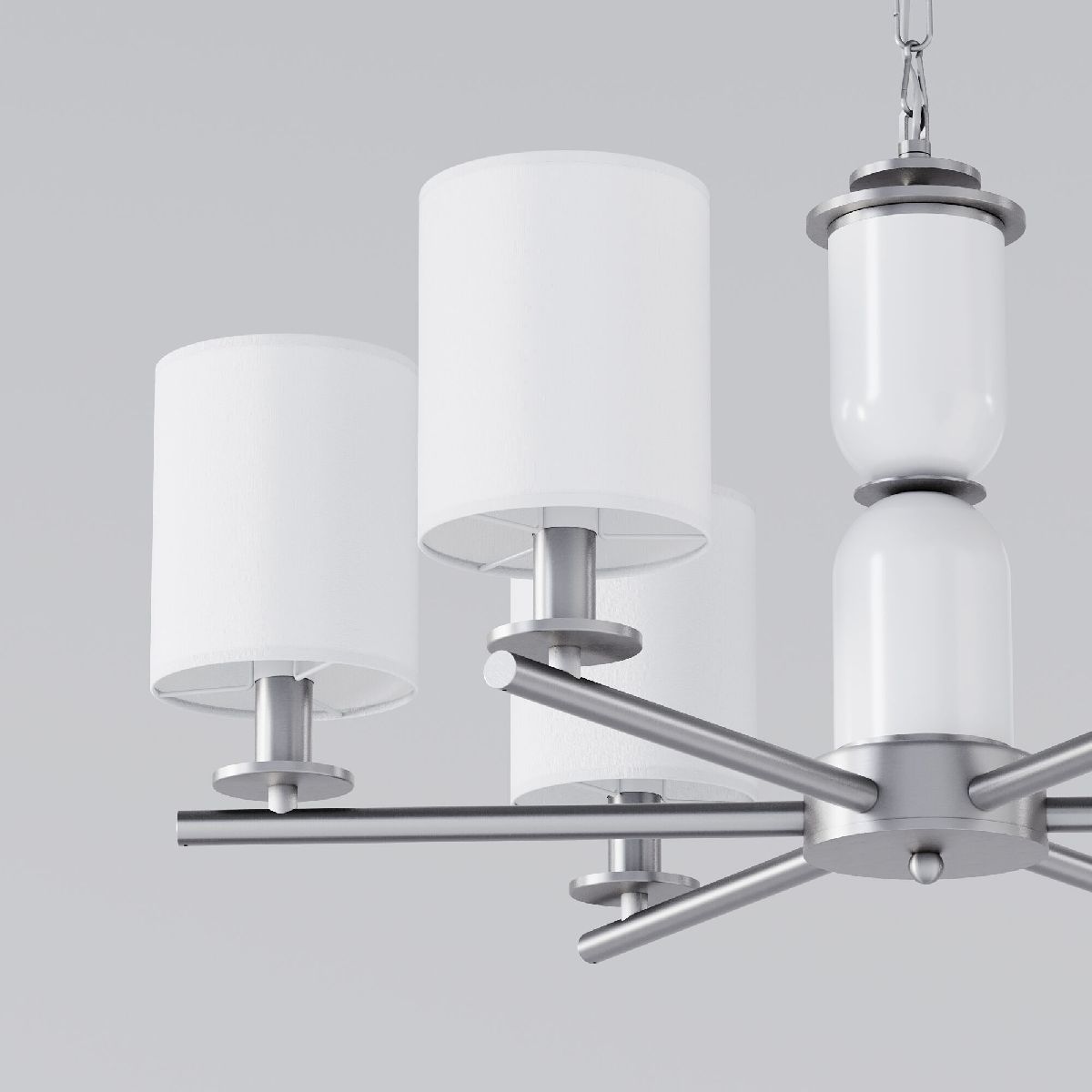 Подвесная люстра Eurosvet 60146/6 никель Smart a063868