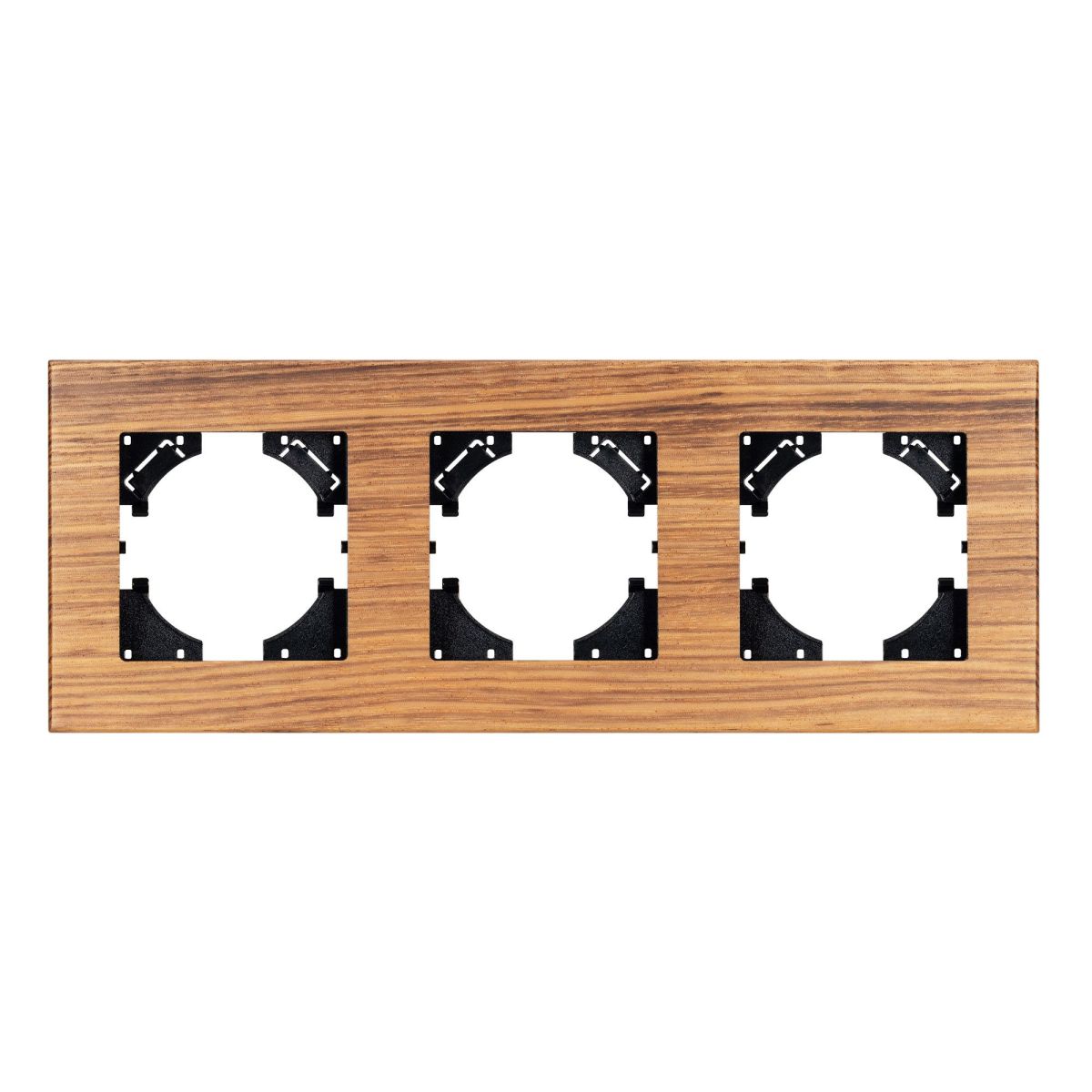 Рамка на 3 поста из натурального дерева Arlight FRM-XSILO-WD-3-SNL 051276