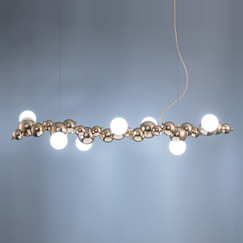 Подвесная люстра Delight Collection Bubbly 9518P gold